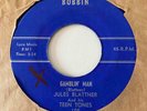 Mod Popcorn R&B 45 JULES BLATTNER Gamblin' Man/Rock & Roll Blues Bobbin HEAR