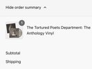 Taylor Swift l Tortured Poets Department The Anthology PRESALE 4LP Vinyl Record