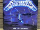 Metallica Ride The Lightning LP Vinyl 1984 Megaforce Specialty Pressing Electra