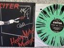 EXCITER Heavy Metal Maniac Green Splatter ; LP SIGNED BY JOHNSON & BEEHLER EX