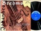 ANDRE NAVARRA Cello Sonata No.1 & No.2 BRAHMS HOLECEK 1962 ED1 SUPRAPHON LP MINT