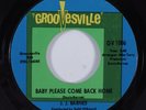 Northern Soul 45 J.J. BARNES Baby Please Come Back Home GROOVESVILLE VG+ HEAR a