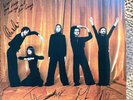 BLOSSOMS Gary HAND SIGNED BLACK YOLK VINYL W/ HANDWRITTEN GARY LYRICS