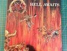 SLAYER - Hell Awaits EP 2021 Repress Metal Blade Orange/Black Vinyl Split NMT