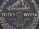 FRANK C. STANLEY Battle Hymn Of The Republic VICTOR 4784 VG+ 78 10