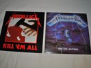 LP METALLICA - KILL 'EM ALL 1983 - RIDE THE LIGHTNING 1984 - N.E.W Music nations