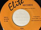 Modern Soul Boogie Slapper 45 Johnny White You Beach Music Elite Records 1985