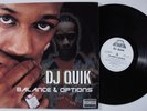 DJ QUIK Balance & Options ARISTA LP VG+ w