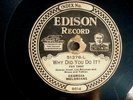 78 : EDISON 51387-GEORGIA MELODIANS/HARRY RADERMAN-WHY DID YOU DO IT-B /LOUISE-A