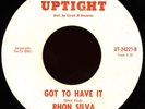 RHON SILVA Got To Have It / Get It Right 45 Uptight Rare 1969 Oakland Funk