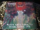 NECROMANTIA / VARATHRON split VINYL LP 2nd PRESS  varathron rotting christ absu