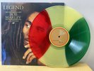 Legend The Best Of BOB MARLEY And The Wailers Tri Color Vinyl LP BMW1 VG++