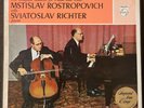 BEETHOVEN Complete Sonatas for Piano & Cello ROSTROPOVICH / RICHTER 2-LP Box -NM
