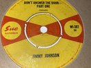 JIMMY JOHNSON DON T ANSWER THE DOOR PT & PT2 Sue WI-387 VG