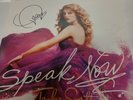 Taylor Swift Speak Now 2010 Vinyl LP Black Signed
