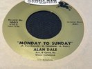 Alan Dale Monday To Sunday / That’s A Teenage Girl 45 1003 Doo Wop Vocal