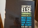 Somethin' Else - Cannonball Adderley Miles Davis Blue Note BLP 1595 EX 1958