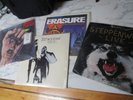 VINTAGE RECORD LOT- ALICE COOPER-RAISE YOUR FIST AND YELL  VERY RARE , ERASURE