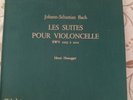 Bach Cello suites Henri Honegger Set 3 LP's 1ed Valois 1961 numbered Mint-  RARE