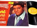 ELVIS PRESLEY'S Girls,Girls,Girls Soundtrack SF 7534 SMALL ORANGE STEREO EX