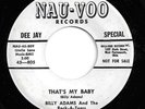 ROCKABILLY 45 by BILLY ADAMS & THE ROCK-A-TEERS HEAR IT