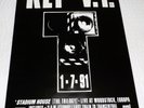 The KLF Poster V.T. Stadium House (The Trilogy) Official Rare