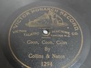 COLLINS & NATUS  CIRCA 1902 78RPM VICTOR MONARCH RECORD # 1294 Coon, Coon, Coon