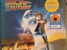 Back To The Future Soundtrack Michael J. Fox Orange Marble Mix Vinyl LP Sealed