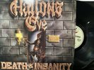 Hallows Eve ‎– Death & Insanity LP 1986 Metal Blade ‎MBR 1070 VG+/VG+ [Original]