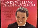 ANDY WILLIAMS CHRISTMAS ALBUM STEREO FIRST PRESS RARE TWO EYE VINYL LP RECORD