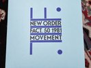 New Order Movement Lp RE Joy Division My Bloody Valentine The Cure EX No barcode