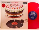 Rock LP THE ROLLING STONES Let it Bleed Decca 1977 Red Vinyl Dutch Issue VG++