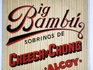 CHEECH & CHONG Big Bambu Vinyl LP with Rolling Paper 1972 VG+