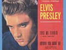 ELVIS PRESLEY VERY RARE ITALIAN SINGLE 45N 0524 ITALY 1957 LOVE ME TENDER