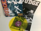 JUDGE bringin it down Lp YELLOW COLORED Vinyl Record with fold-out lyrics poster