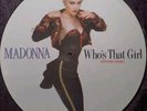 MADONNA 'WHO'S THAT GIRL (EXTENDED)' PICTURE DISC VINYL 12