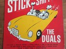 The Duals Stick Shift RARE Cartoon Cover 1961 Sue  First Pressing glossy VG LP