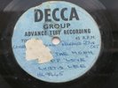 CURTIS LEE 1961  UK  DECCA  ACETATE   UNDER THE MOON OF LOVE