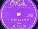 Chuck Willis: Search my heart / Ring-ding-doo 78 RPM DISC OKEH 7062