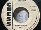 1957 Chess 1679 Promo HOWLIN’ WOLF Blues 45  POOR BOY/TOP OF THE WORLD