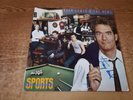 1980s  EXCELLENT HAND SIGNED Huey Lewis And The News  Sports 41412  LP33