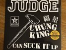 Judge Chung King Can Suck It LP 250 Made Coke Bottle Clear Black Marble NYHC YOT