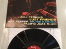 BILL PERKINS ART PEPPER RICHIE KAUCA Just Friends LP PACIFIC JAZZ M-401 MONO DG