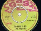 SLIM SMITH&UNIQUES-AIN'T TOO PROUD TO BEG-LOVE AND DEVOTION-GAS UK EX-1969