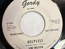 KIM WESTON   HELPLESS   GORDY   Rare Orig. ‘66 Northern Soul “PROMO” 45   VG++