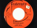 Doo-Wop/R&B Soul 45 - Kenny Smith - Deep In My Heart/Money Talks - Fraternity