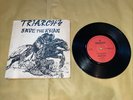 Triarchy - Save The Khan - 7” 1979 Vgc-/gd+ Rare