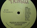 Lew Kirton Heaven In The Afternoon 12” T K Disco Records TKD 103 Rare Funk Soul