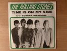 The Rolling Stones Time Is On My Side/Congratulations  PS R&B 1964 London