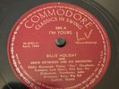 Commodore 78 RPM Billie Holiday - I’m Yours / My Old Flame 585 E-